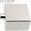 Pura Shower Valve Square 42mm x 42mm Temperature Control Handle for QS-V80290TC Thermostatic Cartridge - 3M8457 Compatible Spare