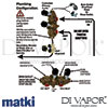 Matki Swadling 4010 Precis Single Outlet Shower Valve Dimensions