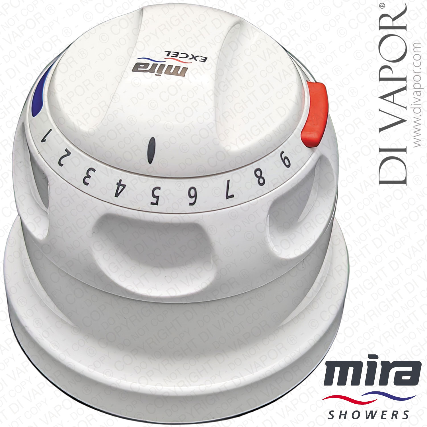 Mira Excel 410.52 Control Knob White