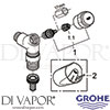 Grohe 41015000 Spare Tech diagram