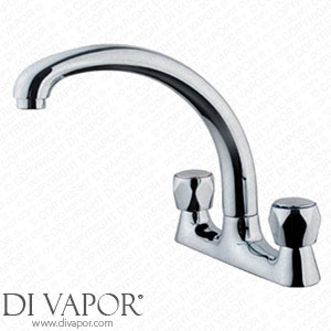 Wickes Trade Deck Kitchen Sink Mixer Tap - Chrome - 410154 Spare Parts