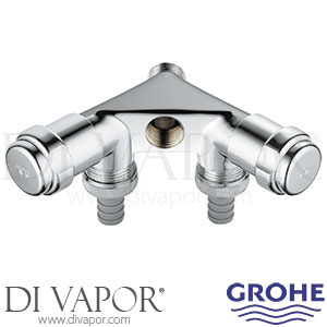 Grohe 41020000 Eggemann Original WAS Double Valve Simple (1/2 Inch) Spare Parts