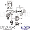 Grohe 41020000 Spare TEch Diagram