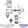 Grohe 41022000 Spare Tech Diagram