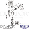 Grohe 41033000 Spare Tech Diagram