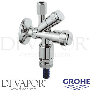 Grohe 41082000 Eggemann Original WAS Combination Service Valve (1/2 Inch) Spare Parts