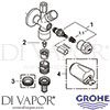 Grohe 41082000 Spare Tech Diagram