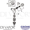 Grohe 41190000 Spare Tech Diagram