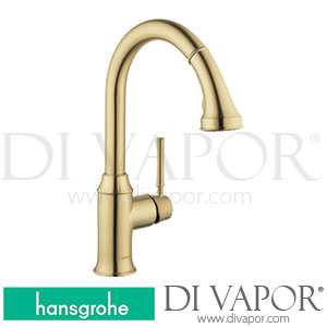 Hansgrohe 04215250 Talis C Single Lever Kitchen Mixer 240, Pull-Out Spray, 2Jet, Spare Parts >11/20