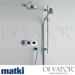 Matki 4215MF Precis Twin Outlet Thermostatic Shower Valve with Shower Rose and Multi Function Handset Spare Parts