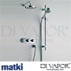 Matki Precis Twin Outlet Thermostatic Shower Valve Shower Rose and Multi Function Handset Spare Part