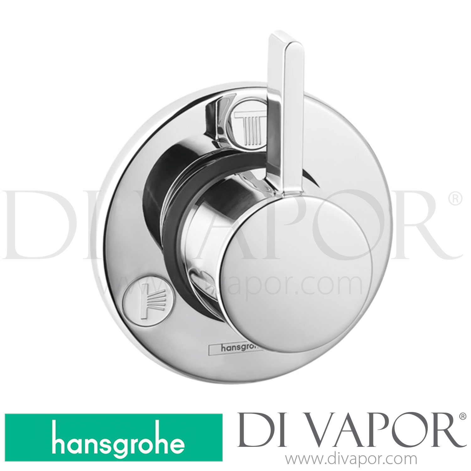 Hansgrohe Shut-off Valve DN10 – 95758000, Solid Brass, Made In Germany
