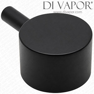 Matte Black Compatible Round Flow Control Handle for Milano Nero Shower Valve - 4288M7R Compatible Spare