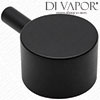 Matte Black Compatible Round Flow Control Handle for Milano Nero Shower Valve - 4288M7R Compatible Spare