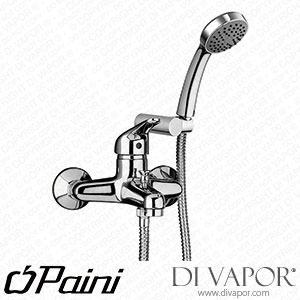 Paini 42CR105 Clay 100 External Bath Mixer Tap with Adjustable Shower Kit Spare Parts