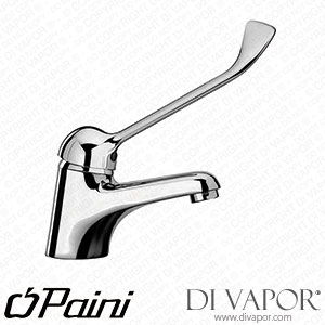 Paini 42CR205L Clay 100 Single Hole Basin Mixer Tap with Clinical Lever without Waste Spare Parts