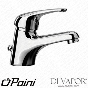Paini 42CR211 Clay 100 Single Hole Basin Mixer Tap with 1
