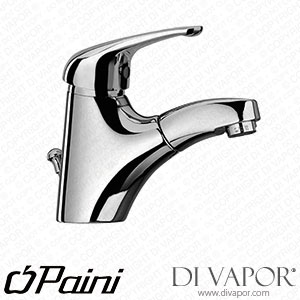 Paini 42CR217 Clay 100 Single Hole Basin Tap with Extractable Spout and 1