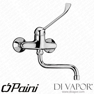 Paini 42CR501L Creta 100 Wall Mounted Medical Lever Kitchen Mixer Tap Spare Parts