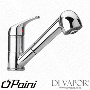 Paini 42CR568UK Creta Chrome Pull Out Spray Kitchen Tap Spare Parts