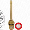 120mm Ceramic Disc Shower & Tap Valve On/Off Cartridge - 3/4" BSP, Quarter Turn Anti-Clockwise Open - 24 Teeth Spline