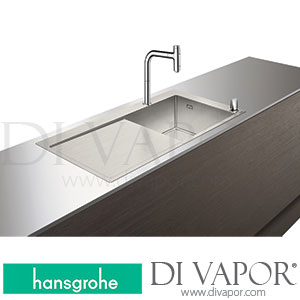 Hansgrohe 43205000 C71 C71-F450-07 Sink Combi 450 Select With Drainboard Left Spare Parts 04/17 - 08/20