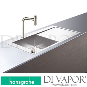 Hansgrohe 43230800 C71 C71-F450-12 Sink Combi 450 Select With Drainboard Right Spare Parts 06/18 - 08/20