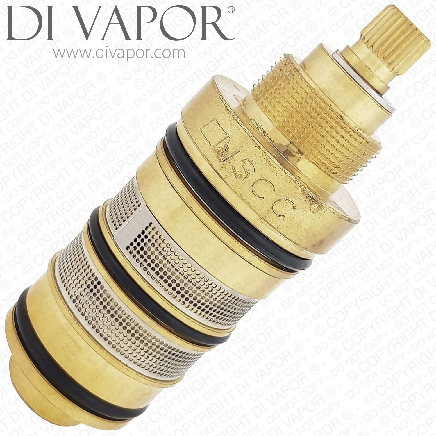 Better Bathrooms Touch Chrome Thermostatic Shower Panel Thermostatic Cartridge 432P2 Compatible