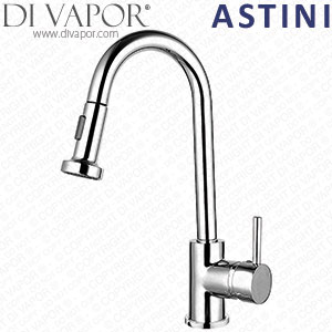 Astini Oliver Pullout Rinse Kitchen Sink Mixer Tap HK17 Cartridge Compatible Spare - 43650AT