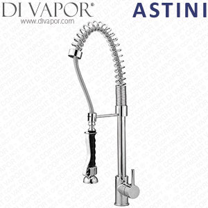 Astini Ignace Professional Pullout Rinse Kitchen Sink Mixer Tap HK11 Lever Cartridge Compatible Spare - 43850AT