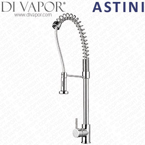 Astini Ignace Professional Pullout Rinse Kitchen Sink Mixer Tap HK38 Lever Cartridge Compatible Spare - 43870AT