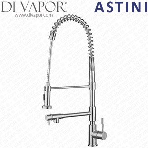 Astini Carmen Pullout Rinse Stainless Steel Kitchen Sink Mixer Tap HK74 Cartridge Compatible Spare - 43900AT