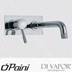 Paini 43CR208P Fluxio Single Lever Wall Mounted Mixer Tap with Plate 190mm Spout Spare Parts
