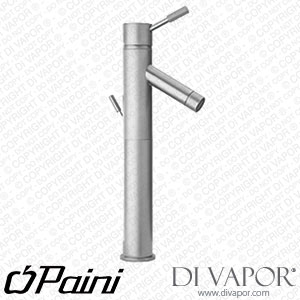 Paini 43CR211LL Fluxio Single Lever Basin Mixer Tap High Model with 1
