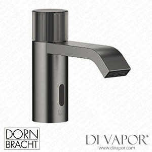 Dornbracht Imo Washstand Fitting with Electronic Opening and Closing Function without Pop-Up Waste - Brushed Dark Platinum 44 511 670-99 Spare Parts