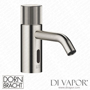 Dornbracht Meta Washstand Fitting with Electronic Opening and Closing Function without Pop-Up Waste - Brushed Platinum 44 515 660-06 Spare Parts