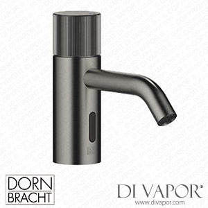Dornbracht Meta Washstand Fitting with Electronic Opening and Closing Function without Pop-Up Waste - Brushed Dark Platinum 44 515 660-99 Spare Parts