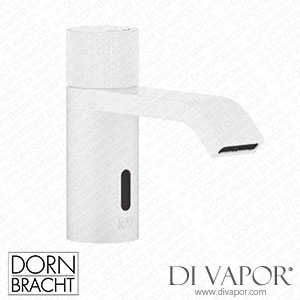 Dornbracht Imo Washstand Fitting with Electronic Opening and Closing Function without Pop-Up Waste - Matte White 44 515 670-10 Spare Parts