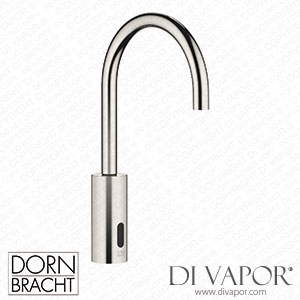 Dornbracht Series Specific Washstand Fitting with Electronic Opening and Closing Function without Pop-Up Waste - Platinum 44 521 660-08 Spare Parts