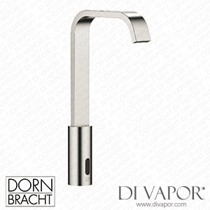 Dornbracht Imo Washstand Fitting with Electronic Opening and Closing Function without Pop-Up Waste - Brushed Platinum 44 521 670-06 Spare Parts