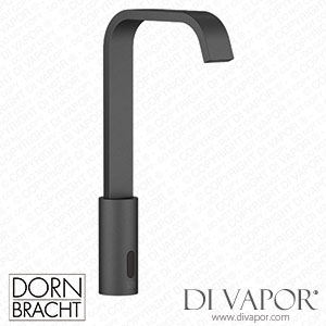 Dornbracht Imo Washstand Fitting with Electronic Opening and Closing Function without Pop-Up Waste - Matte Black 44 521 670-33 Spare Parts