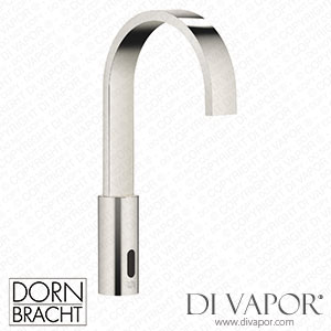 Dornbracht Mem Washstand Fitting with Electronic Opening and Closing Function without Pop-Up Waste - Platinum 44 521 782-08 Spare Parts
