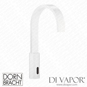 Dornbracht Mem Washstand Fitting with Electronic Opening and Closing Function without Pop-Up Waste - Matte White 44 521 782-10 Spare Parts