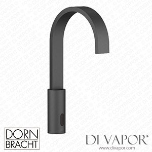 Dornbracht Mem Washstand Fitting with Electronic Opening and Closing Function without Pop-Up Waste - Matte Black 44 521 782-33 Spare Parts
