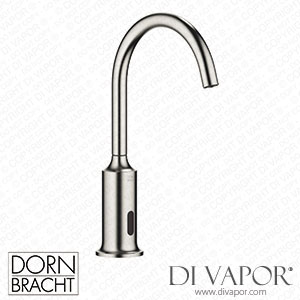 Dornbracht Vaia Washstand Fitting with Electronic Opening and Closing Function without Pop-Up Waste - Brushed Platinum 44 521 809-06 Spare Parts