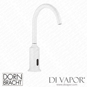 Dornbracht Vaia Washstand Fitting with Electronic Opening and Closing Function without Pop-Up Waste - Matte White 44 521 809-10 Spare Parts