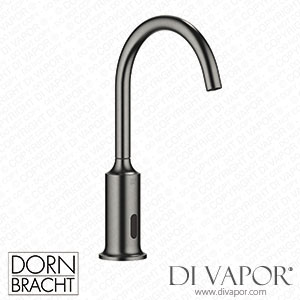 Dornbracht Vaia Washstand Fitting with Electronic Opening and Closing Function without Pop-Up Waste - Brushed Dark Platinum 44 521 809-99 Spare Parts