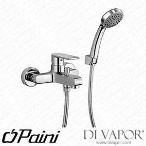 Paini 44CR100E Ghibli Single Lever Bath Shower Mixer Tap with Fixed Shower Kit Spare Parts