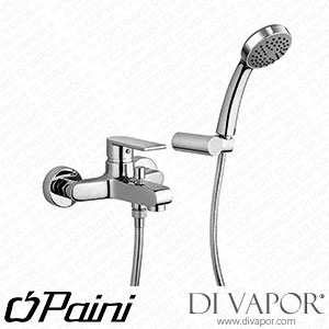 Paini 44CR105E Ghibli Single Lever Bath Shower Mixer Tap with Adjustable Shower Kit Spare Parts