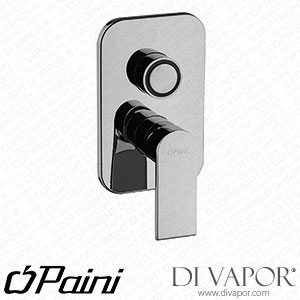 Paini 44CR691B Ghibli Built-In Mixer 2-Way Push Button Diverter Valve Spare Parts